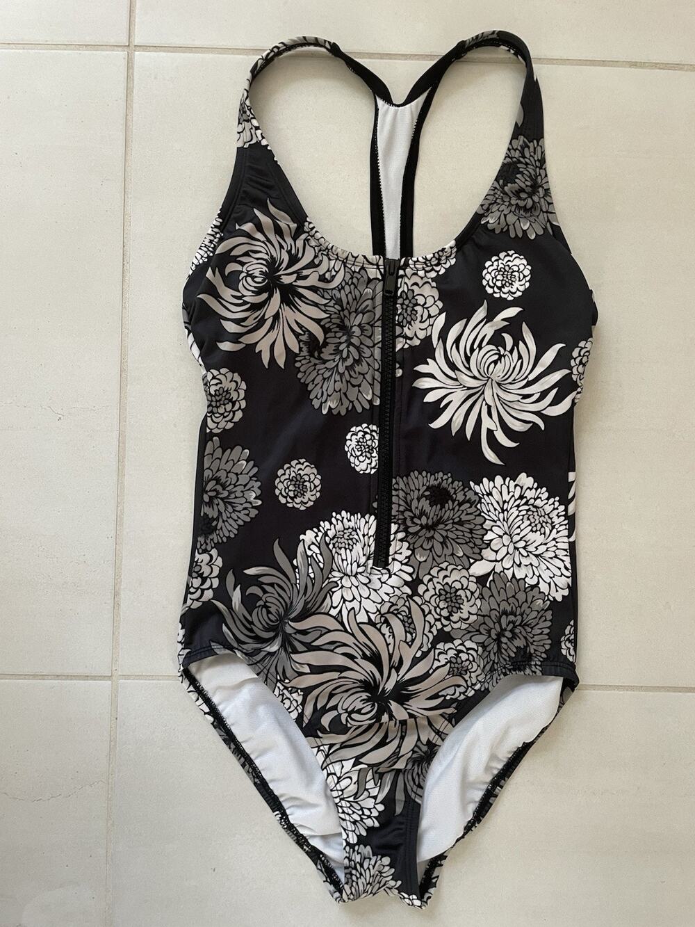 Joy Lab Swim One Piece Swimsuit Multicolor Floral Print Swimwear